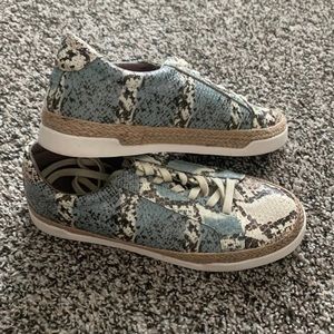 Snakeskin Sneakers size 9